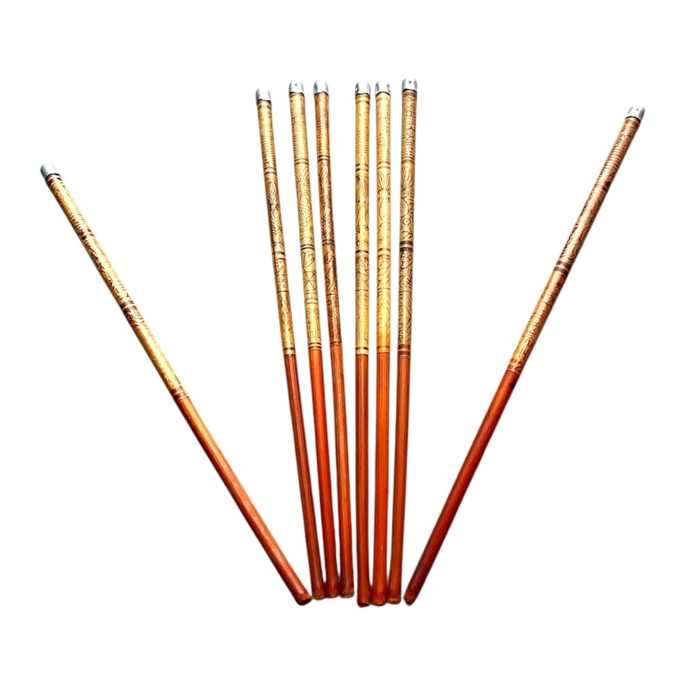 Vintage Chopsticks Sushi-Stabchen wood‎ | Wood chopsticks wrapped with paper and